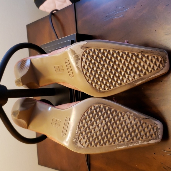 Aerosoles Suede Heels Mules Sz-9 - Picture 4 of 8